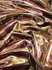 GaShe Brown Mirror Reflective Vinyl - Per Yard