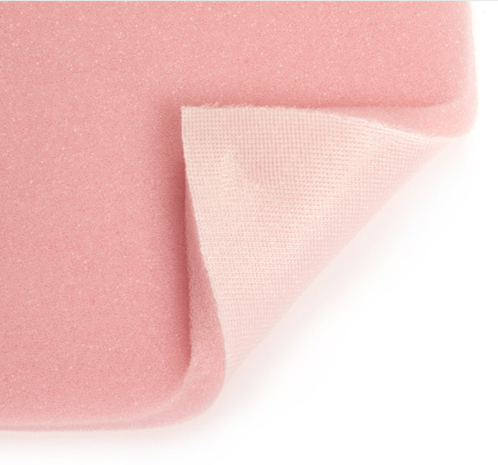 Pink Upholstery Foam Padding - 55" Wide, 1/2" Thick With Scrim Backing, By The Yard