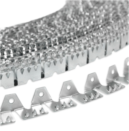 Pli-Grip Flexible Metal Three Tooth Tacking Strip - (25 feet) - BC  Upholstery